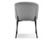 Moderni tuoli harmaa mustat jalat FELICE