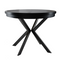 Pyöreä pöytä 100 cm EDWARD musta/musta