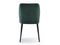 Veluurituoli vihreä/mustat jalat GASPAR