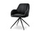 Moderni tuoli musta istuin mustat jalat CHIARA