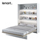 Sängskåp 160x200 vit matt Bed Concept BC-12