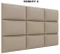 Verhoiltu seinäpaneeli LUX 40x60 cm harmaa-beige