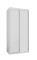 Valkoinen liukuovellinen vaatekaappi TOP 25-100